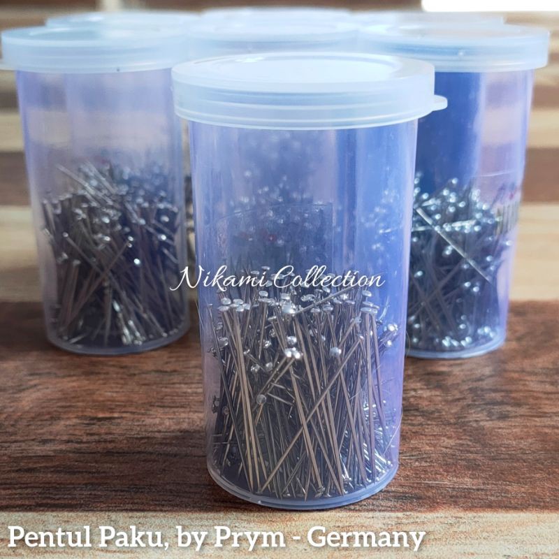 Paket Tube Jarum Pentul Paku Prym Isi 250pc