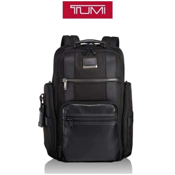 TAS TUMI ALPHA BRAVO SHEPPARD DELUXE RANSEL PRIA BACK PACK BLACK -Promo-Original