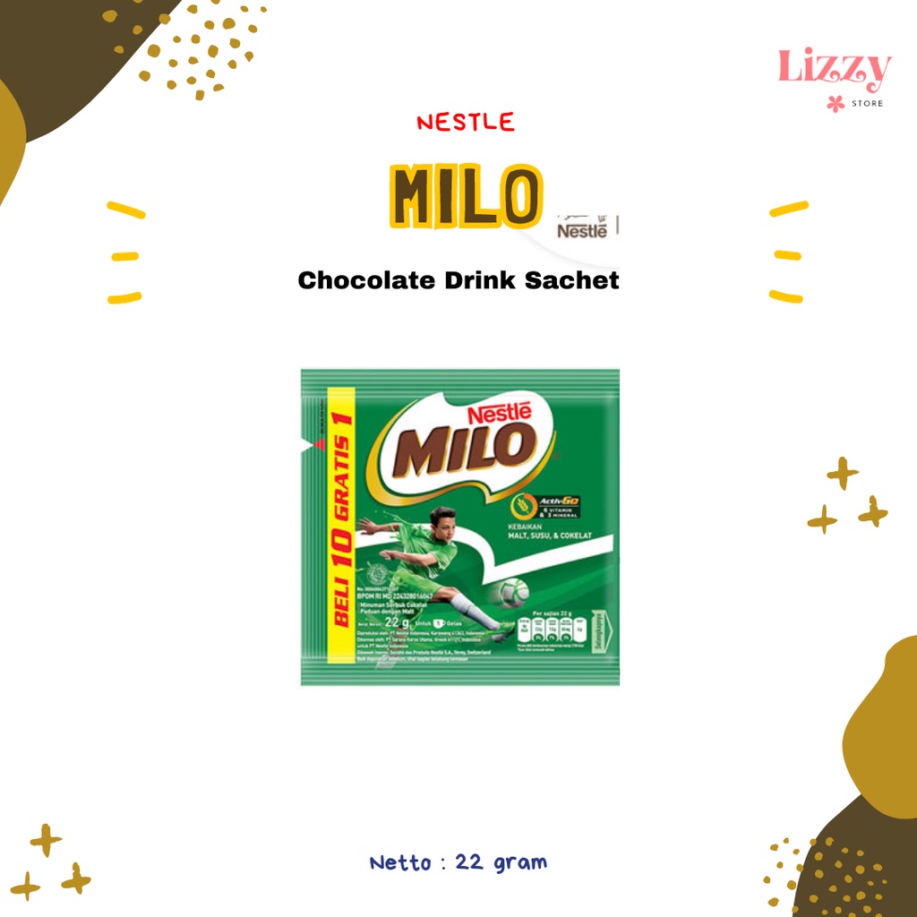 

Milo Susu Coklat Kemasan Sachet 22gram