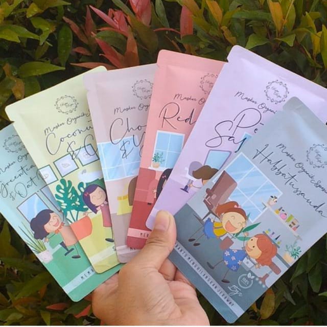 MASKER ORGANIK by ROPAROPA | Masker Petal Organik