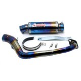 KNALPOT HOGO GP FULL PELANGI STAINLESS MIO J,GT