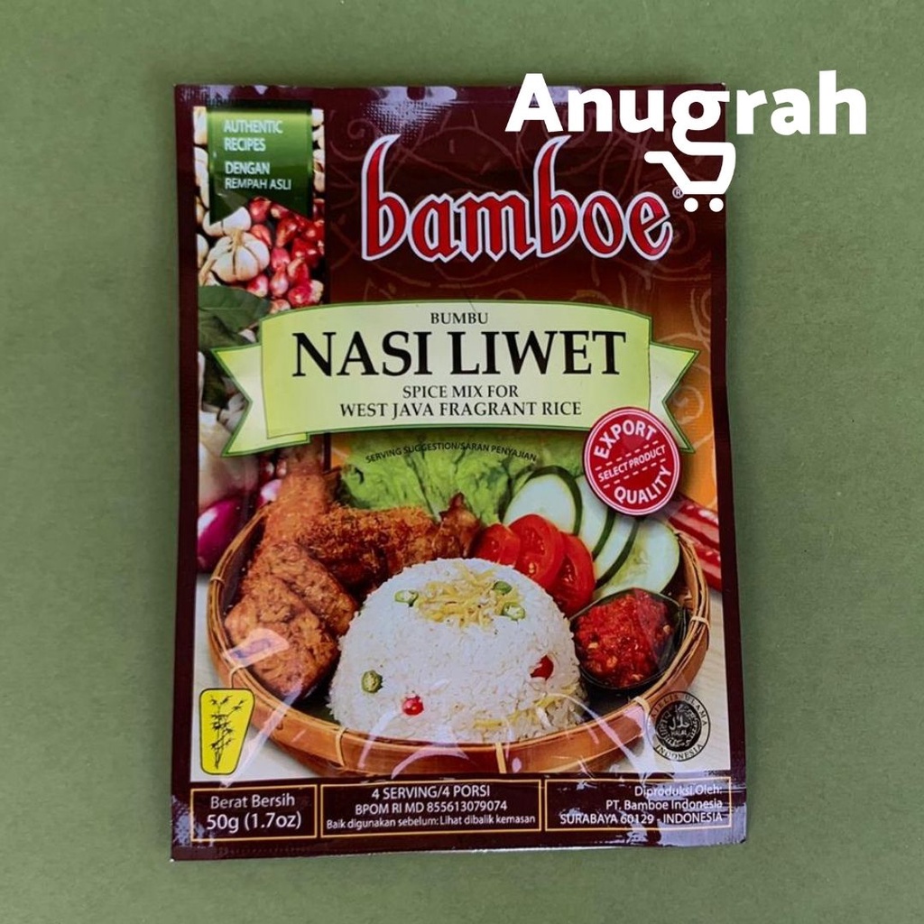 

Bamboe Bumbu Instant Masak Nasi Liwet 50gr