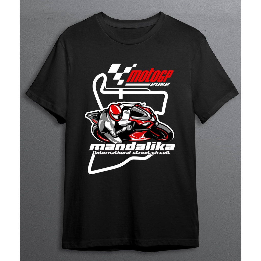 KAOS LENGAN PANJANG MOTO GP 2022 MANDALIKA 2 BIG SIZE JUMBO