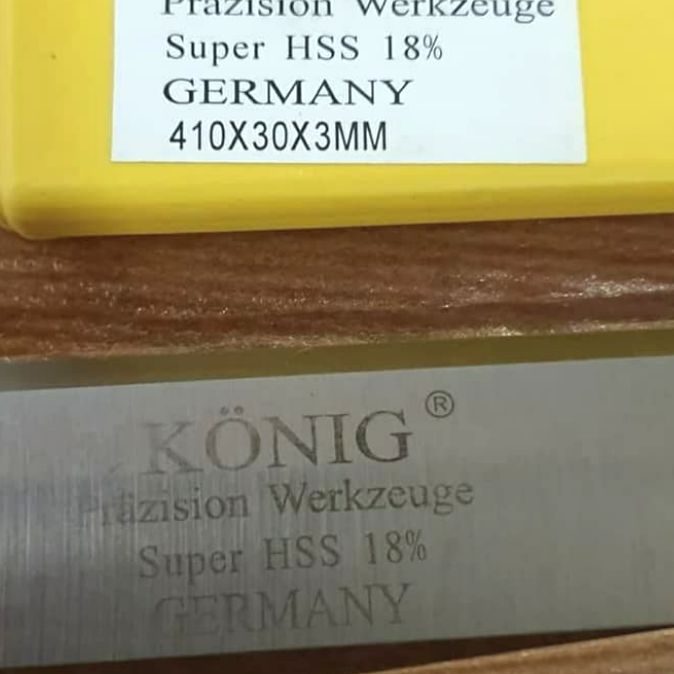

pisau planner HSS 18% merk KONIG 410/30/3