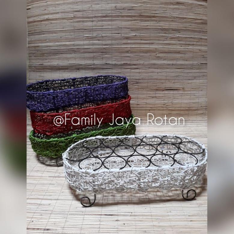 [Art. 7858C] keranjang aqua/tempat minum rotan sintetis