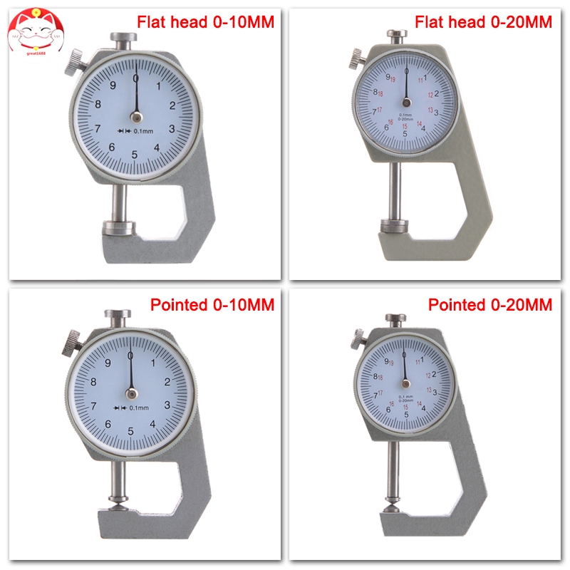 Alat Pengukur Ketebalan Ketebalan Kulit Ketebalan 0.1mm