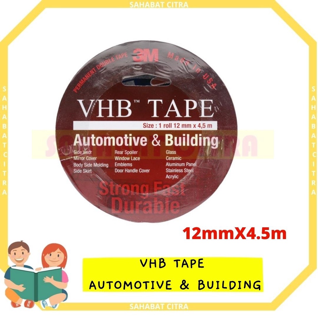 

LAKBAN VHB TAPE AUOTMOTIVE BUILDING 12MMX4.5CM 3M 胶带