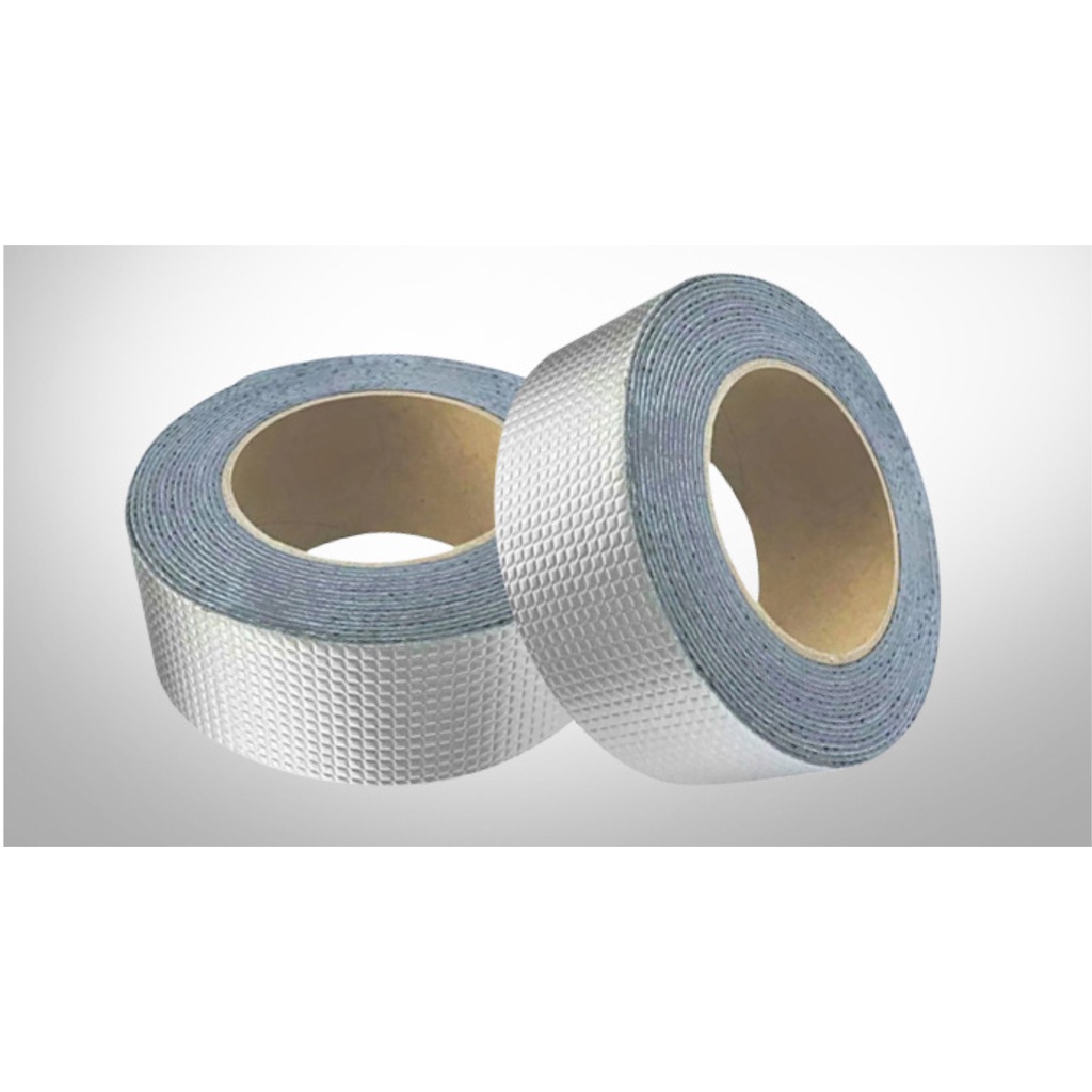 Lakban Anti Bocor Lem Anti Air Aluminium Foil / Duct Tape Butyl Super Waterproof / Tape Tambal