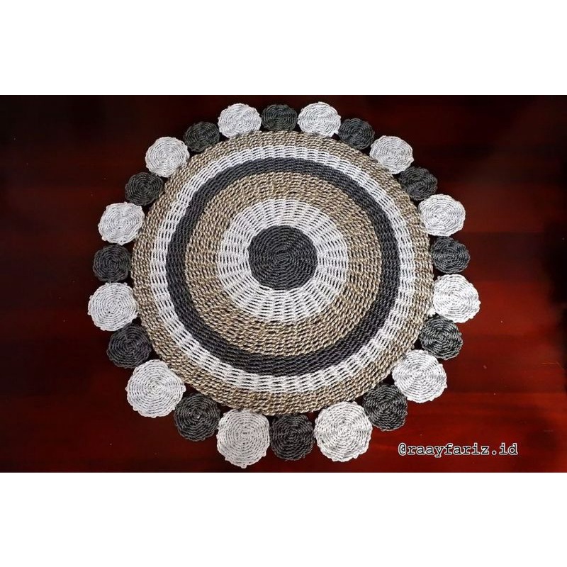 RUG SEAGRASS MATAHARI GREY ZEBRA