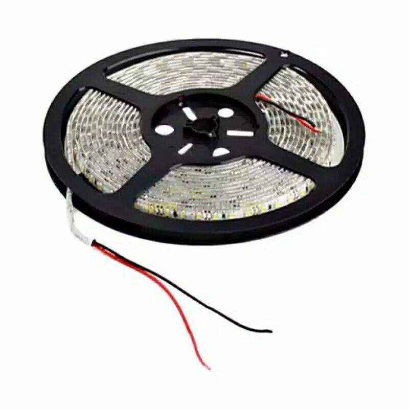 Lampu Led Strip Roll 5 meter 12 Volt - 24 volt Mata Led 3528 Mobil Truk Bis Universal