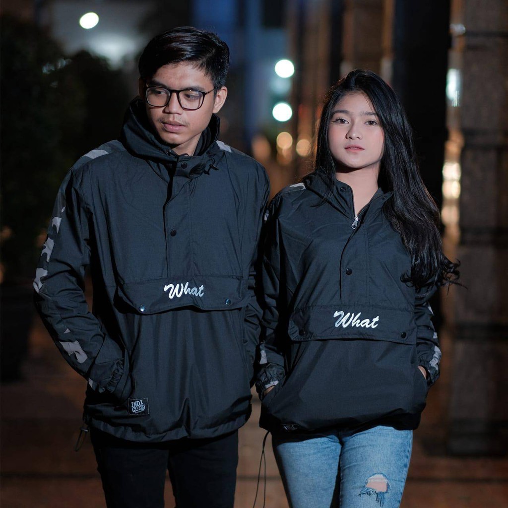 DIAL Jaket Parasut Hoodie Cagoule Saku Doraemon Pria Wanita Unisex Bisa Jadi Couple Harga Satuan-3