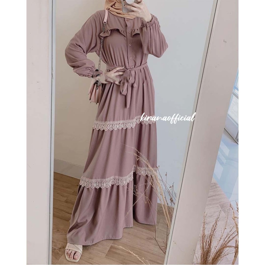 KIRANAOFFICIAL   -( COD ) FEMMY RUFFLE MAXY ( K24 ) | Shopee