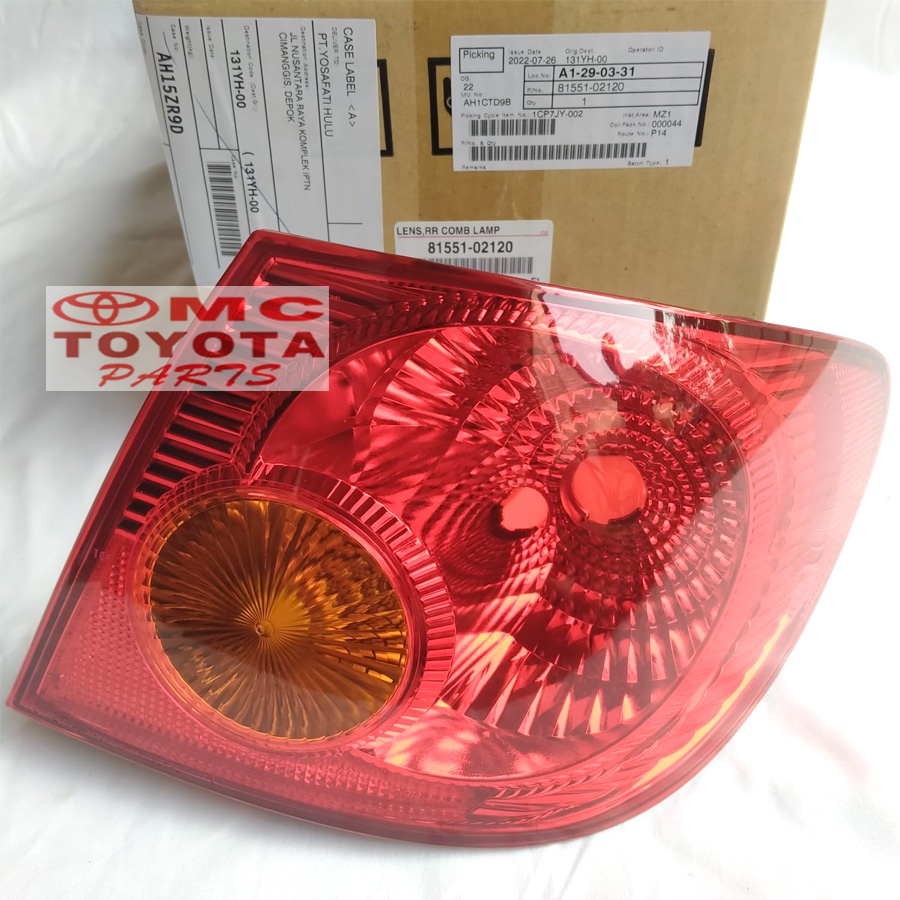 Lampu Stop Lamp Belakang Kanan Corolla Altis Old 81551-02120