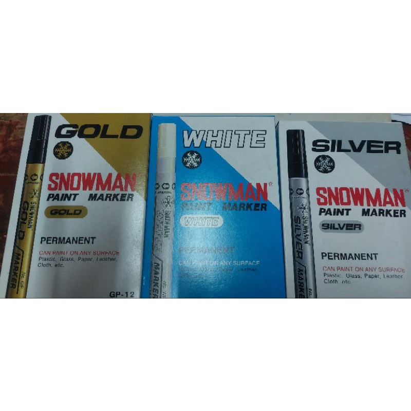 

PAINT MARKER SNOWMAN