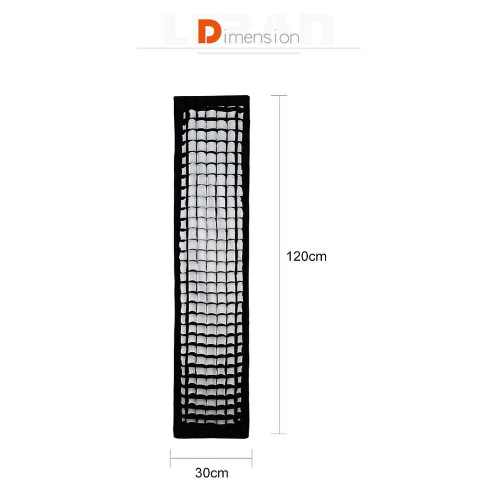 (BISA COD) RVOSTR Godox Softbox Rectangular Honeycomb Grid 30x120cm - SB-FW-30120