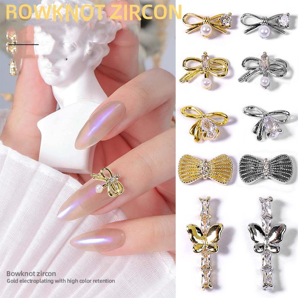 MXBEAUTY 3d Dekorasi Kuku Fashion Hiasan Kuku Manicure Nail Drills Kristal Nail Charms