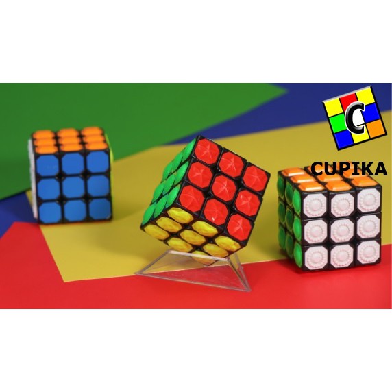 Rubik 3x3 3x3x3 Tactile cube yongjun Blackbase