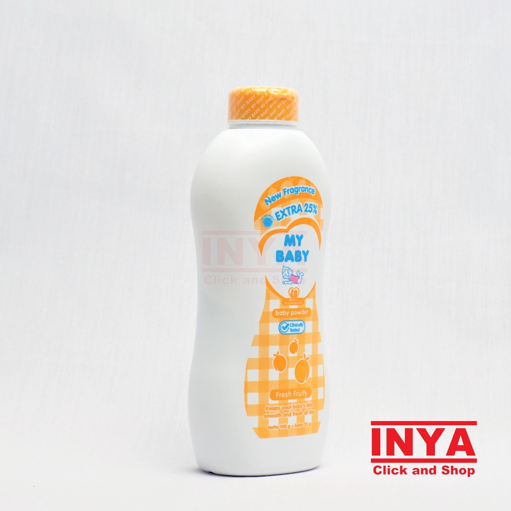 MY BABY FRESH FRUITY BABY POWDER 100gr - Bedak Bayi