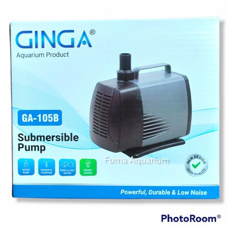 Pompa Celup power head GINGA 105B GA-105B filter kolam - Aquarium - hidroponik - air terjun - waterfall - water Pump - Submersible Pump