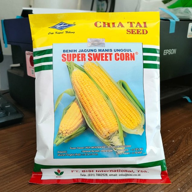 benih jagung manis SWEET CORN 250 gram - bibit jagung manis - kapal terbang