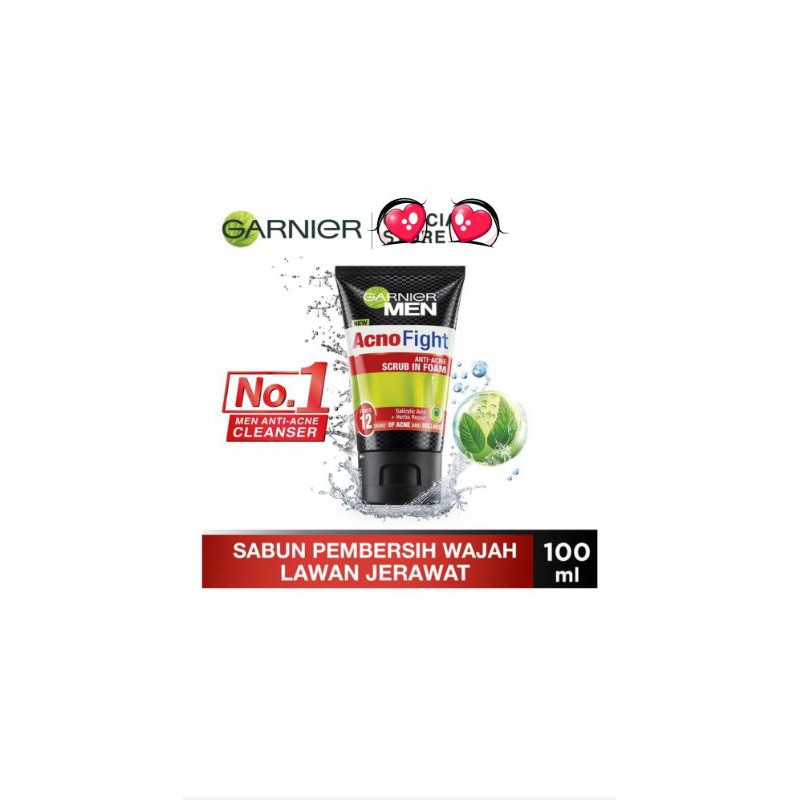 Garnier men acno fight 6 in 1 anti acne 100ml