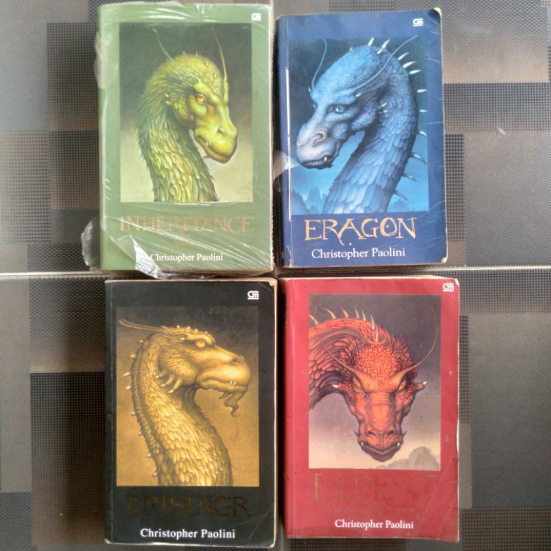 novel christopher paolini set brisingr eragon sepaket
