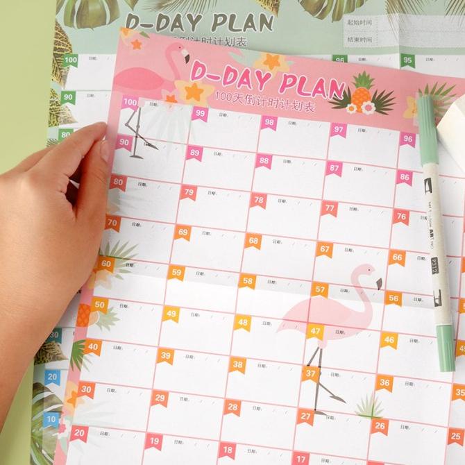 

Tropical Style 100 Days Project Planner