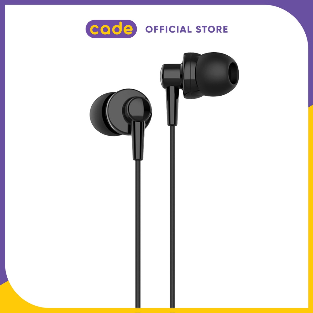 CADE Black Earbuds Bass Android iPhone - OPPO Official Accessories-7