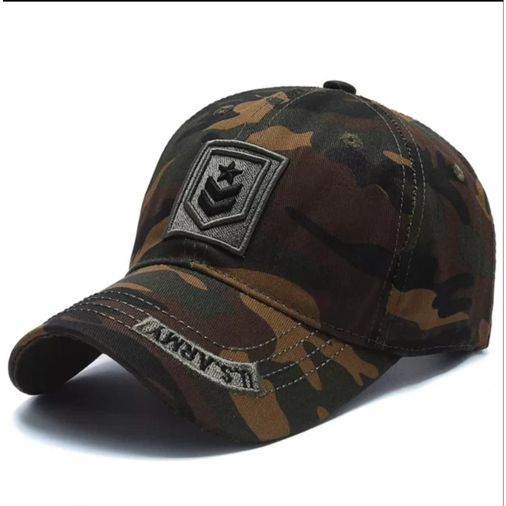 Topi Baseball Camo Loreng Cap Us Army Topi Import Premium