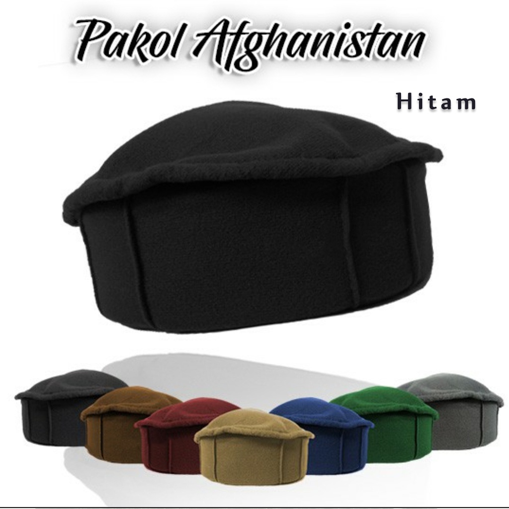 Peci Pakol Peci Taliban Original Peci Afgan Aneka Warna Peci Dewasa Pakol Afganistan