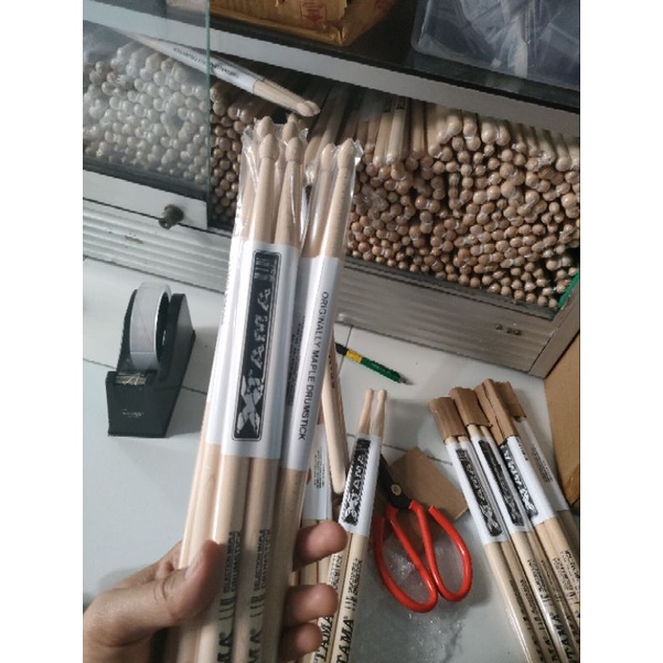 20 pcs / 20 pasang Stick drum maple