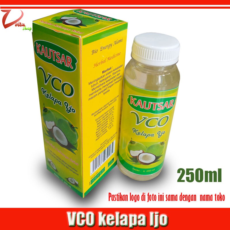 VCO Kelapa ijo /kelapa hijau/minyak kelapa murni 250 ml