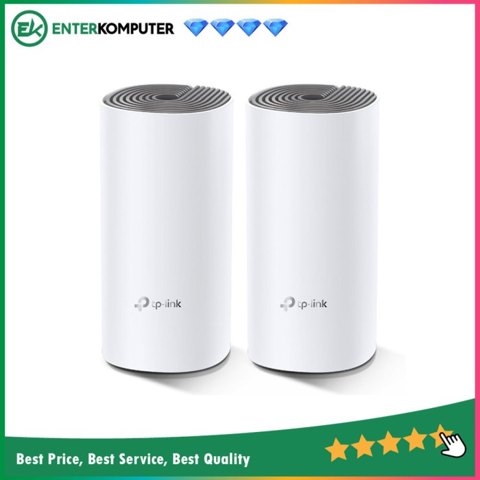 TP - Link AC1200 Whole Home Mesh Wi-Fi System - Deco E4 (2-Pack)