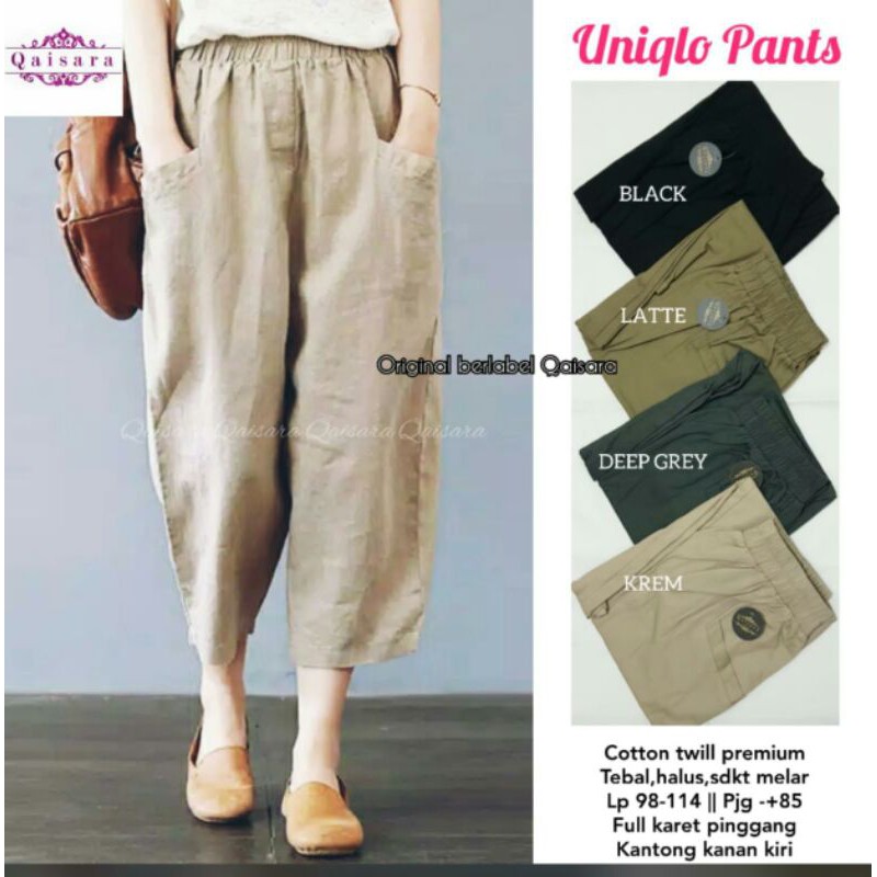 Celana Wanita Katun Twill