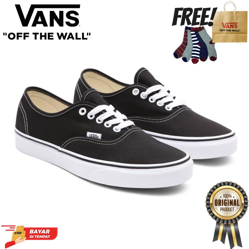 SALE DISKON! V4NS AUTHENTIC BLACK/WHITE CLASSIC 100% ORIGINAL BNIB