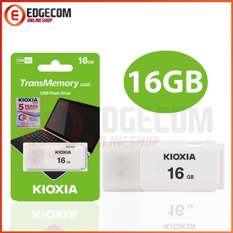 Flashdisk KIOXIA U202 16GB, 32GB, 64GB ORIGINAL GARANSI RESMI