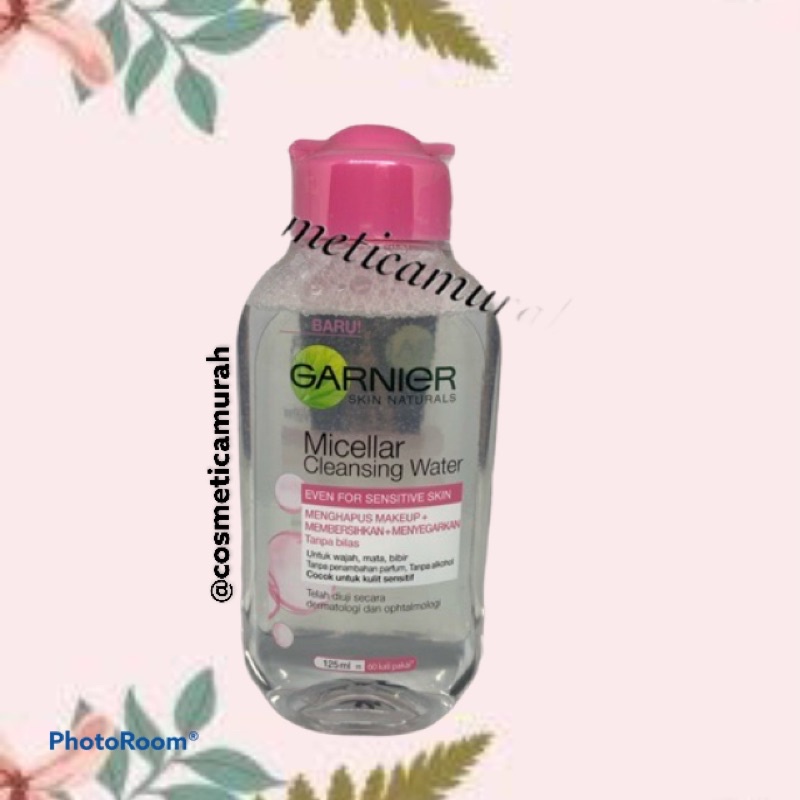 [ 125 ml / besar ] garnier micellar all series | garnier micellar water bipase oil infused | garnier micellar water pink | garnier rose water | garnier water vit c | garnier micellar water biru 125 ml