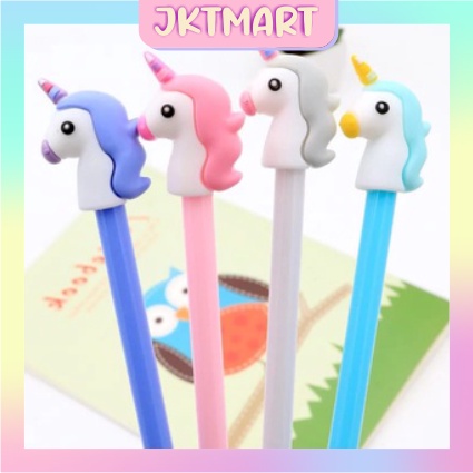 

⭐ JKTMART ⭐ Pulpen Pena Gel Karakter Baby Unicorn / Pena Gel Motif Baby Cute S029