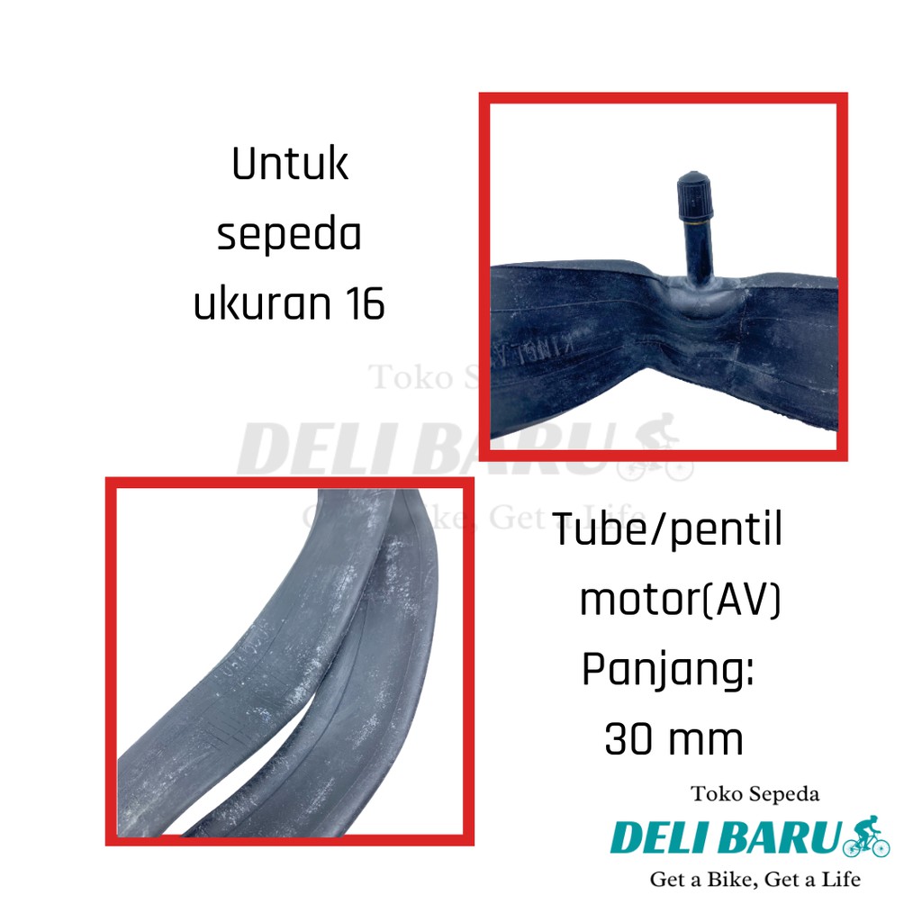 Kingland Ban dalam sepeda anak, lipat ukuran 16 inch 16&quot;