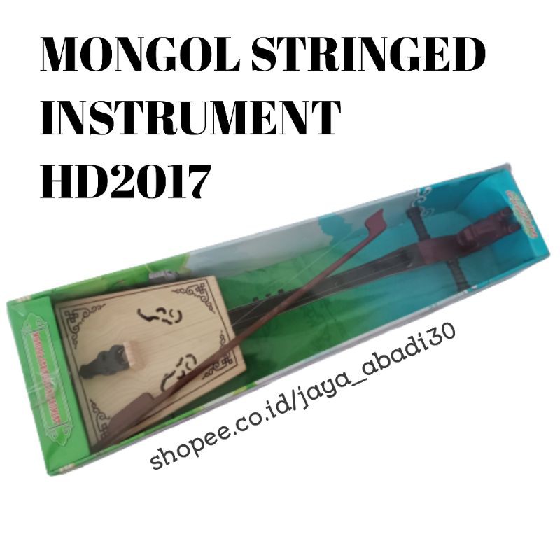 MAINAN ALAT MUSIK SEMACAM BIOLA / REBAB / MONGOL STRINGED INSTRUMENT (FREE BATTERAI)