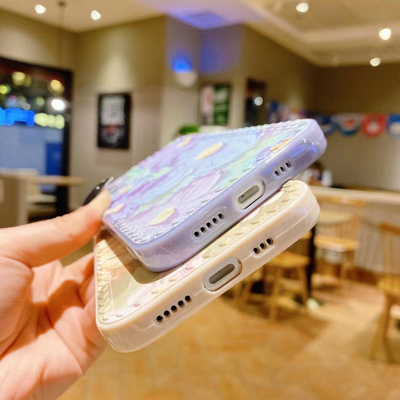 SHC| Casing HP OPPO A1K A95 A15 A15S A74 A54 A16 Reno 5F 4F 6 5 A7 A5S A12 A11K A3S A12E A52 A92 A57 A39 A83 A53 A33 A5 A9 A31 2020 F1S F9 Pro F11 Realme 5 5i 6i C3 C21Y C21 C20 C2 C15 C12 C25 Narzo 20 30A C25S C11 2021 Soft Flower Phone Case-4