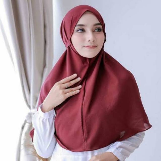 Jilbab Instant Mariyam Bergo Diamond Maryam