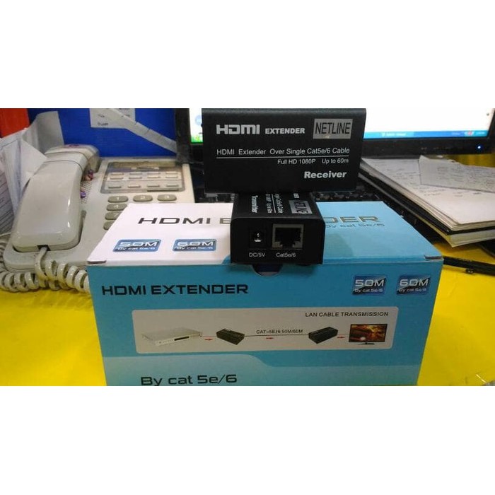 Netline HDMI Extender Up To 60M VIA UTP