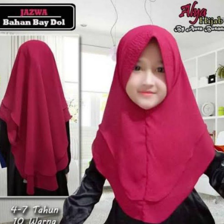 jilbab ceruti anak murah