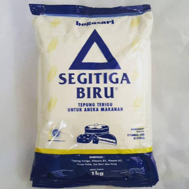 

Tepung Terigu Segitiga Biru Bogasari 1 kg