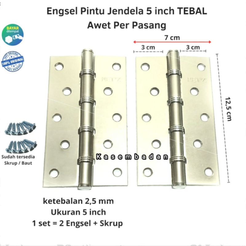 Engsel pintu rumah 5inch engsel jendela pintu engsel jendela rumah