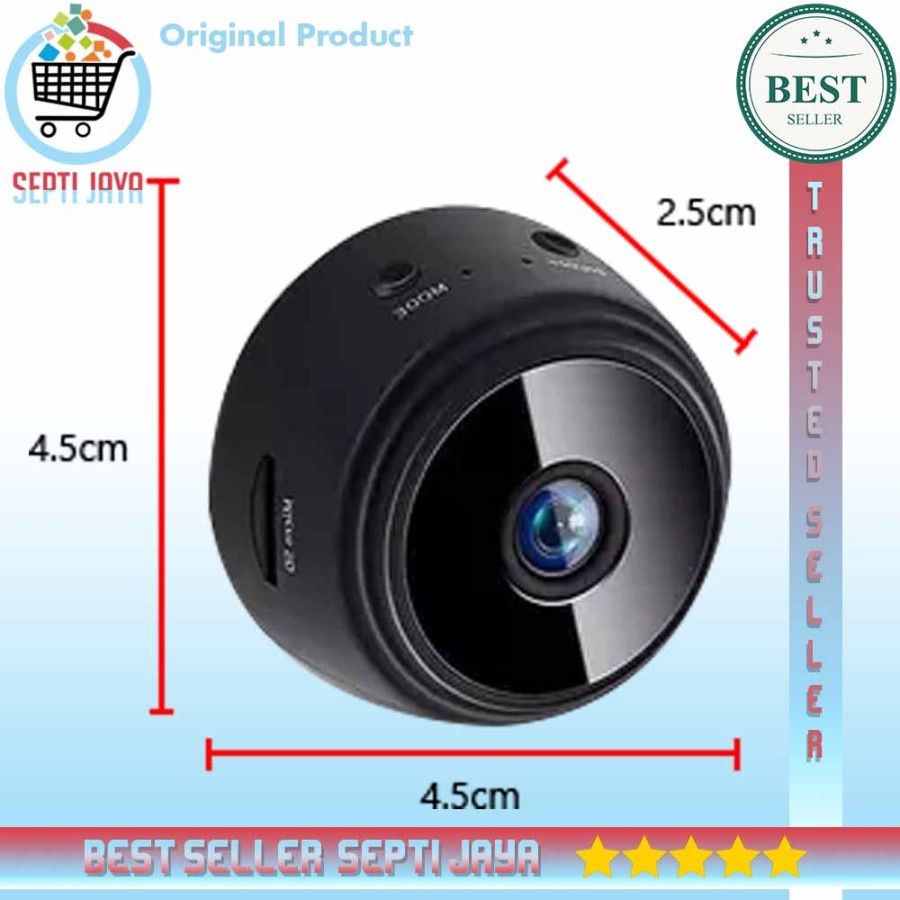 NEW Mini Spy Camera 8MP WiFi Hidden Camera Wireless HD 1080P 8MP ( Kamera Kecil Wifi )DI JAMIN BAGUS 100%