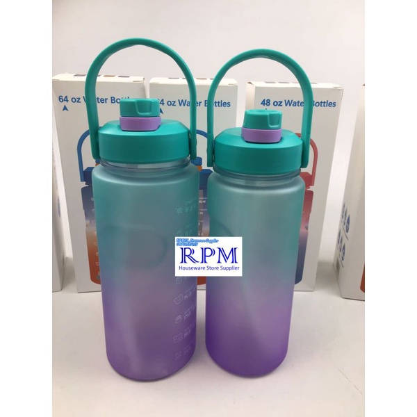 botol minum pastel 2 liter / bottle reminder / botol lucu / botol unik/ BOTOL BIRAL 1500 ML/BOTOL DOFF 2000 ML