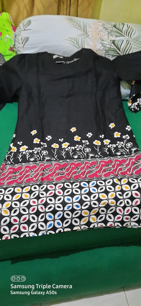 Terlaris Serut Genes Jelita Tunic Navbor Yelbor Whitbor Creambor Tunik Batik Modern Hrb030 Dolbi Dob