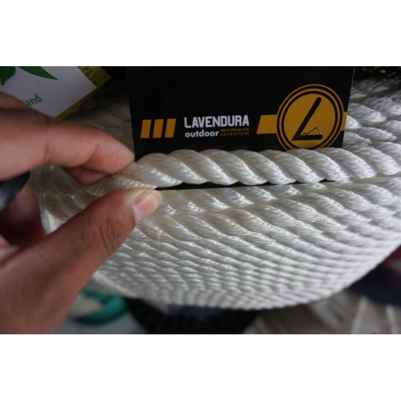 Tali kuralon outdoor flying fox spider net tarik tambang bendera wahana outbound nylin nilon